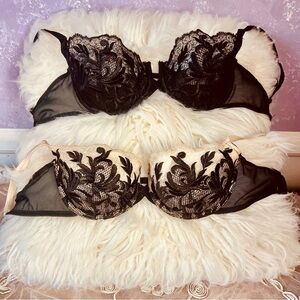 Victoria's Secret Black Lace Bra Intimates